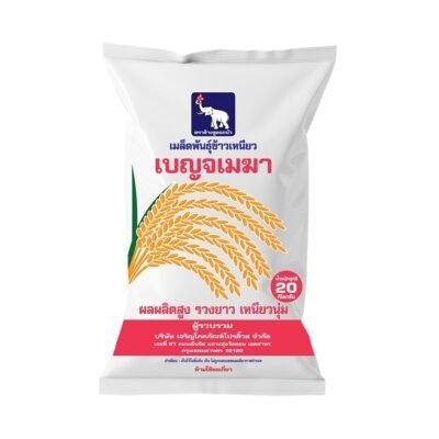 เมล็ดพันธุ์ข้าวเบญจเมฆาบรรจุ20กิโลกรัม